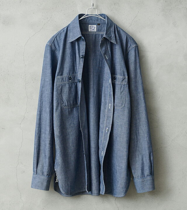 楽天市場】【最短即日発送】orSlow オアスロウ 01-8070 CHAMBRAY WORK 