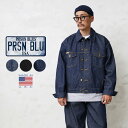 【最短即日発送】クーポンで15%OFF★PRISON BLUES プリズンブルース PRBS200 デニム ウエスタンジャケット MADE IN USA 14.75oz【T】｜メンズファッション デニムジャケット アメカジ アメリカ製 ヘビーデニム オレゴン州 タフジャケット