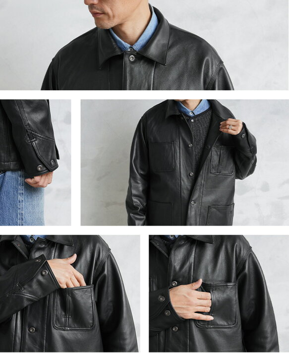 楽天市場】Schott ショット 3111050 LAMB LEATHER カバーオール 