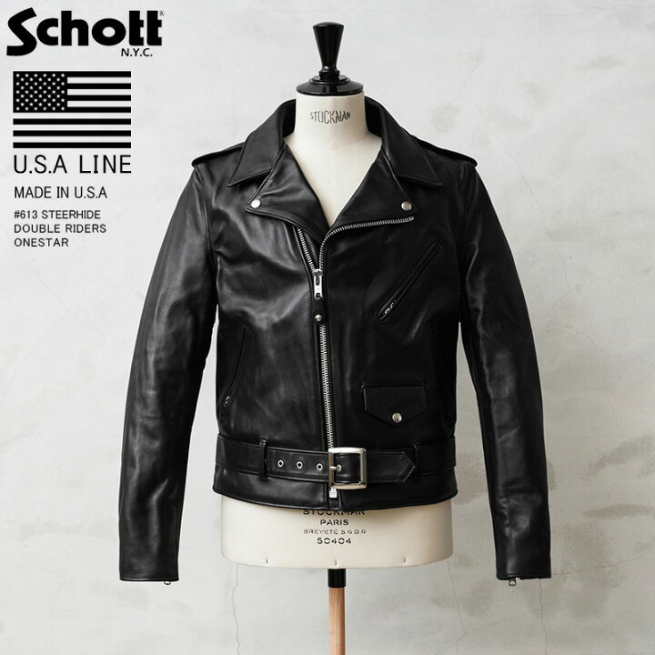 楽天市場】ポイント10倍！Schott ショット USA LINE 613 ONESTAR 