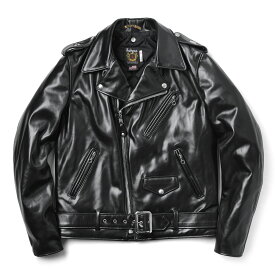 ポイント10倍！Schott ショット 613UHT HORSEHIDE ONE STAR ライダースジャケット TALL【7416】【クーポン対象外】【T】｜メンズ 革ジャン レザージャケット アウター アメカジ ツーリング ブランド おしゃれ 黒 本革 秋 冬 送料無料 プレゼント ギフト 父の日