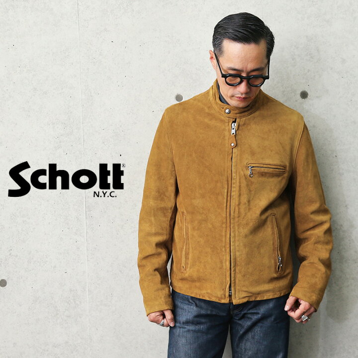 楽天市場】Schott ショット 333VN SPLIT COWHIDE CAFE RACER  