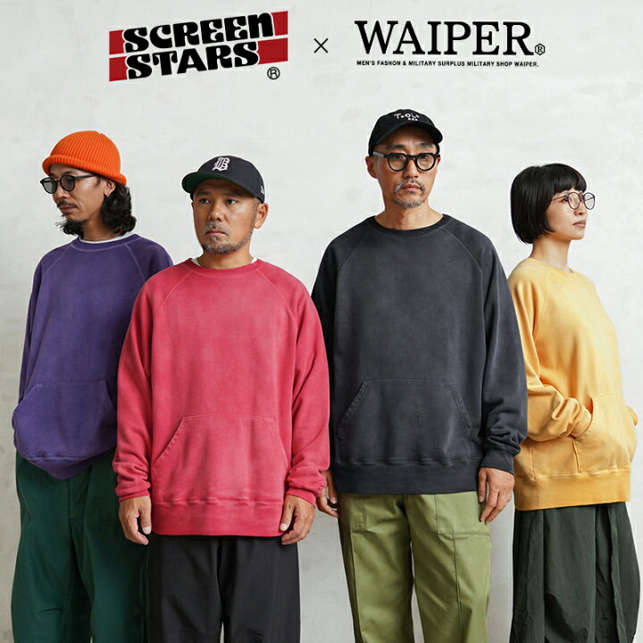楽天市場】☆SCREEN STARS×WAIPER 2523-438WP ラグランスリーブ L/S 