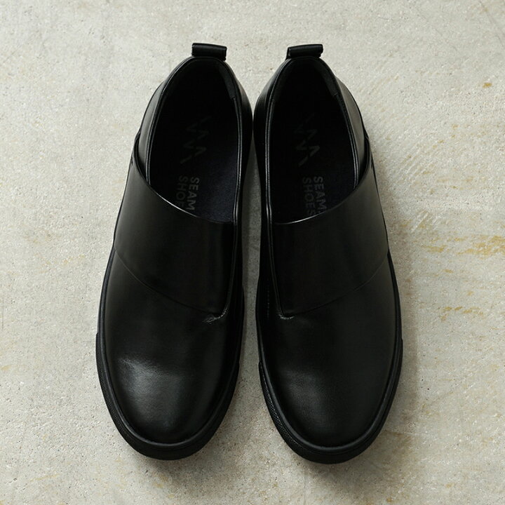 楽天市場】【最短即日発送】SEAM. SHOES シームシューズ MONK レザー 