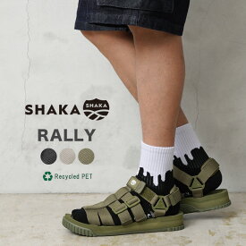 クーポンで最大15%OFF★【あす楽】 SHAKA シャカ SK-103 RALLY ラリー スポーツサンダル【Sx】【T】｜スポーツサンダル メンズ レディース ビーチサンダル 厚底 歩きやすい 大きいサイズ トレンド ストラップ ブランド おしゃれ 送料無料 セール sale 父の日