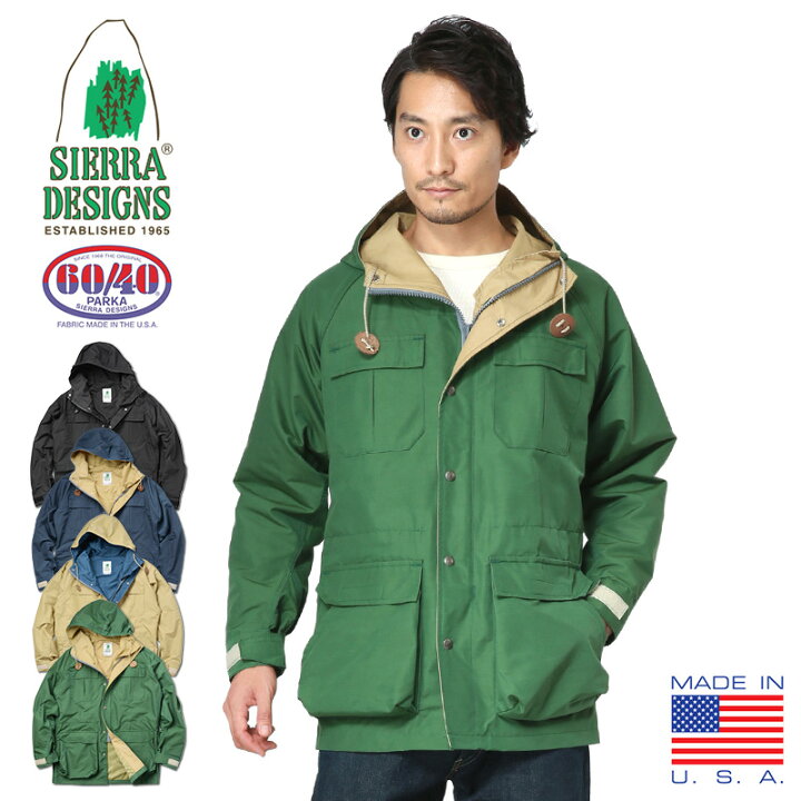楽天市場 あす楽 Sierra Designs シエラデザインズ 7910l 60 40クロス マウンテンパーカ Made In Usa Wip メンズ ミリタリー アウトドア Sx セール T Waiper 楽天 送料無料 Sale ミリタリーショップwaiper
