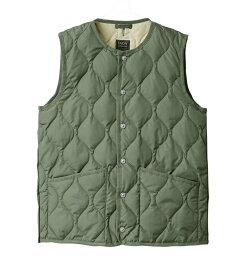 【最短即日発送】クーポンで最大18%OFF★TAION タイオン TAION-004B2ML-1 MILITARY LINE クルーネックボタン ダウンベスト【A7】【Sx】【T】｜ミリタリー インナーダウン キルティングライナー ベスト メンズ 防寒 保温 暖かい 撥水 大きいサイズ おしゃれ 秋 冬 ギフト