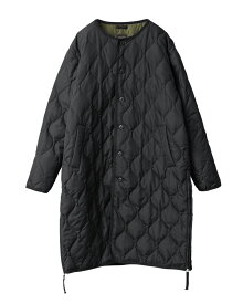 【最短即日発送】クーポンで最大15%OFF★TAION タイオン TAION-104BML-1 LONG MILITARY LINE クルーネックボタン ダウンコート【B5】【Sx】【T】｜ミリタリー インナーダウン キルティングライナー コート メンズ 防寒 保温 暖かい 撥水 大きいサイズ おしゃれ