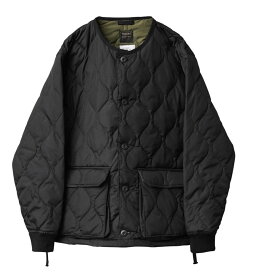 【最短即日発送】クーポンで最大18%OFF★TAION タイオン TAION-104PML-1 MILITARY LINE クルーネック オーバーカーディガン【B6】【Sx】【T】｜アウター 中綿 インナーダウン メンズ キルティング ライナー 大きいサイズ ミリタリー カーキ オリーブ おしゃれ 秋 冬 ギフト