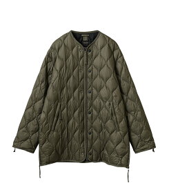 クーポンで最大18%OFF★TAION タイオン TAION-M65LSZBML-1 MILITARY LINE ソフトシェル M65 ライナー Wジップ ダウンジャケット【F1】【Sx】【R】
