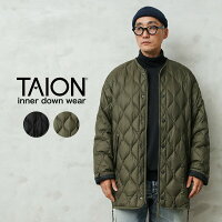 TAION タイオン TAION-M65LSZBML-1 MILITARY LINE ソフトシェル M65 ライナー Wジップ ダウンジャケット