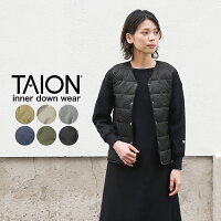 TAION タイオン TAION-001 Vネック インナーダウンベスト WOMAN