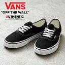 【最短即日発送】VANS ヴァンズ VN000EE3BLK AUTHENTIC スニーカー USA企画【クーポン対象外】【T】｜メンズ 靴 アメリカ規格 スケート ストリート カジュアル ブランド ファッション かわいい おしゃれ