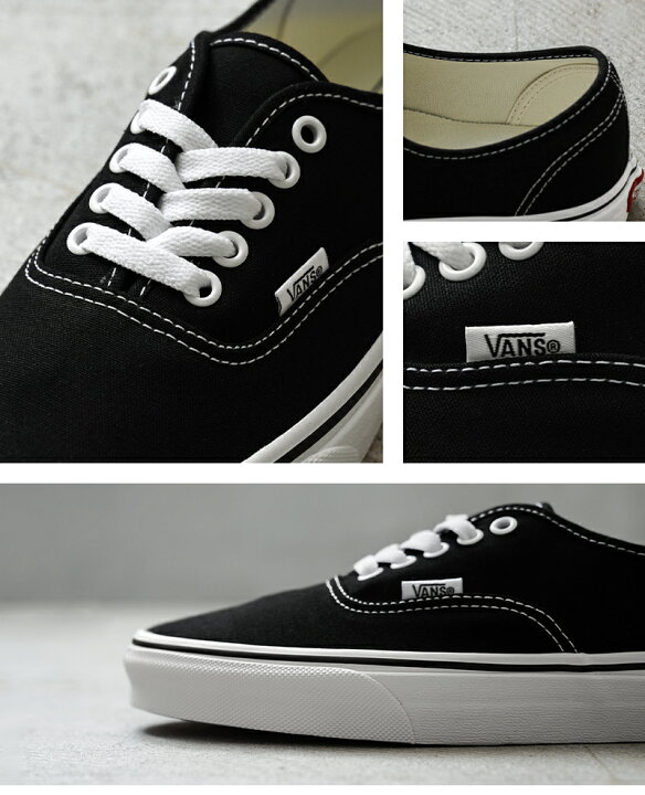 楽天市場】【最短即日発送】VANS ヴァンズ VN000EE3BLK AUTHENTIC 