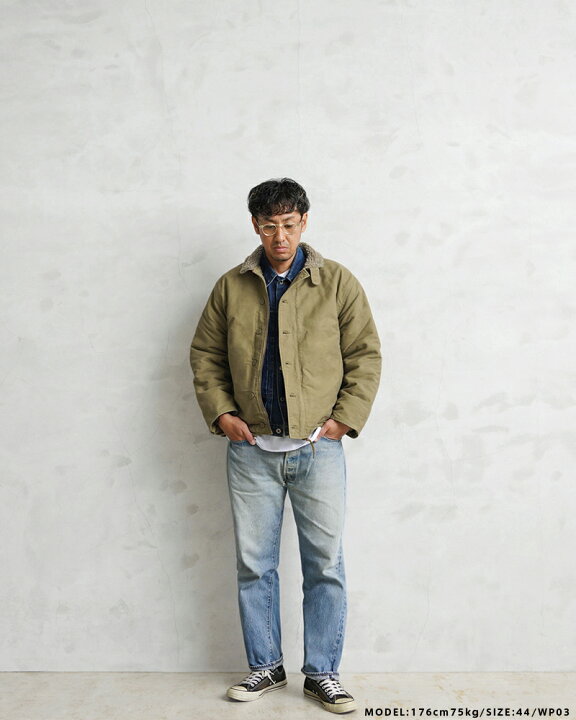 楽天市場】米海軍 U.S.NAVY N-1 デッキジャケット USED加工 SOLID＆U 