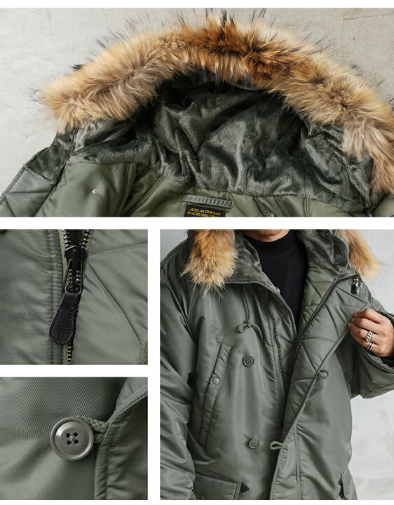 楽天市場】WAIPER.inc ワイパーインク 米軍 初期型 N-3B VINTAGE 