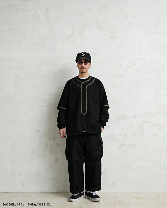 楽天市場】【あす楽】BASEBALL SHIRT ベースボールシャツ WAIPER.inc 