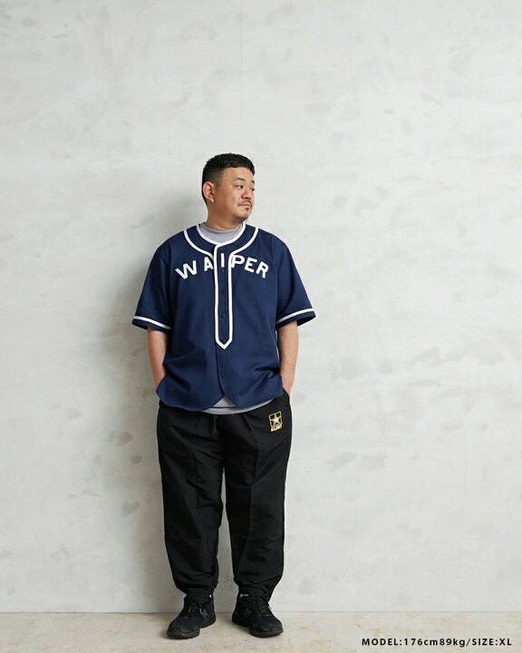楽天市場】【あす楽】BASEBALL SHIRT ベースボールシャツ WAIPER.inc 