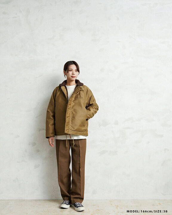 楽天市場】WAIPER.inc 忠実復刻 米軍 U.S.NAVY N-1 デッキジャケット 