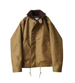 WAIPER.inc 忠実復刻 米軍 U.S.NAVY N-1 デッキジャケット 後期型 アルパカライニング MADE IN JAPAN【24WP43】【T】【クーポン対象外】｜ミリタリージャケット メンズ アウター n1 ジャングルクロス おしゃれ 大きいサイズ 日本製