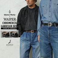 【最短即日発送】BUTTON WORKS ボタンワークス WAIPER別注 CHROMEXCEL GARRISON BELT MADE IN JAPAN【T】…