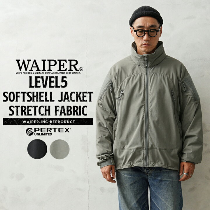 楽天市場】WAIPER.inc LEVEL5 ソフトシェルジャケット PERTEX 