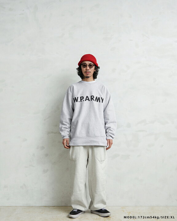 楽天市場】WAIPER.inc “W.P.ARMY” USコットン スウェットシャツ【WP140 