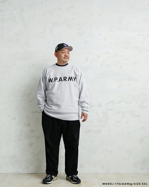 楽天市場】WAIPER.inc “W.P.ARMY” USコットン スウェットシャツ【WP140 