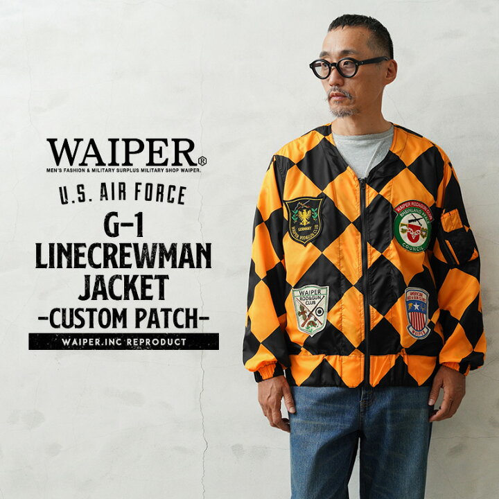 楽天市場】WAIPER.inc 米軍 G-1 LINECREWMAN JACKET ラインクルーマン 