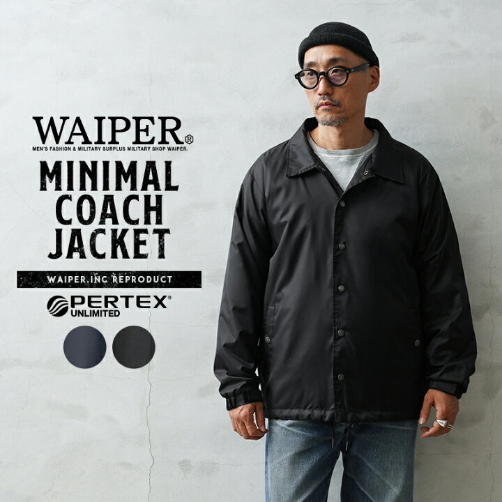 楽天市場】WAIPER.inc ミニマル コーチジャケット PERTEX UNLIMITED 
