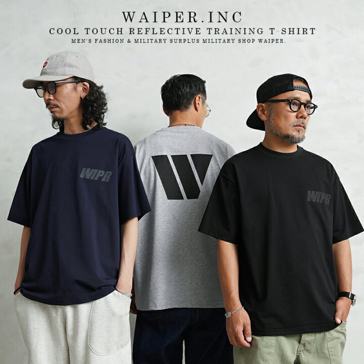 楽天市場】WAIPER.inc COOL TOUCH REFLECTIVE トレーニングTシャツ 