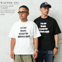 【最短即日発送】WAIPER.inc S/S Motion Logo プリント Tシャツ【WP1209】【T】【クーポン対象外】