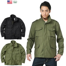 クーポンで最大15%OFF★忠実復刻 新品 米軍 M-65フィールドジャケット【T】｜メンズ アウター ミリタリー 大きいサイズ カーキ 黒 ブラック ポケット多い m65 レプリカ リプロダクト おしゃれ 秋 冬 送料無料 セール sale 父の日