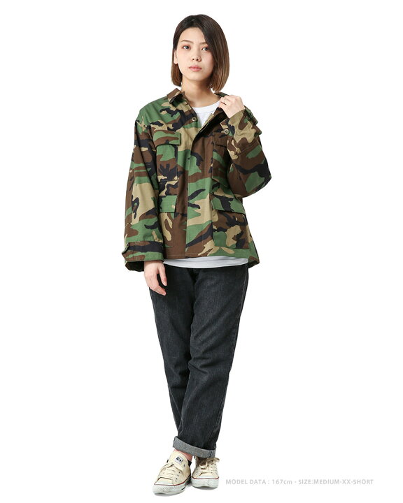 楽天市場】実物 新品 米軍 BDU WOODLAND CAMO ジャケット 後期型 
