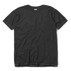 Tシャツ メンズ / 実物 新品 デッドストック 米軍 クルーネック 半袖Tシャツ BLACK染め MADE IN USA【クーポン対象外】【I】｜ミリタリー トップス インナー 半袖 無地 クルーネック 軍放出品 大きいサイズ 黒 ブラック 秋 冬 プレゼント ギフト 父の日