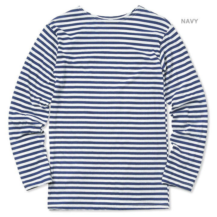 楽天市場】実物 新品 デッドストック ロシア海軍 マリンボーダー L/S T 