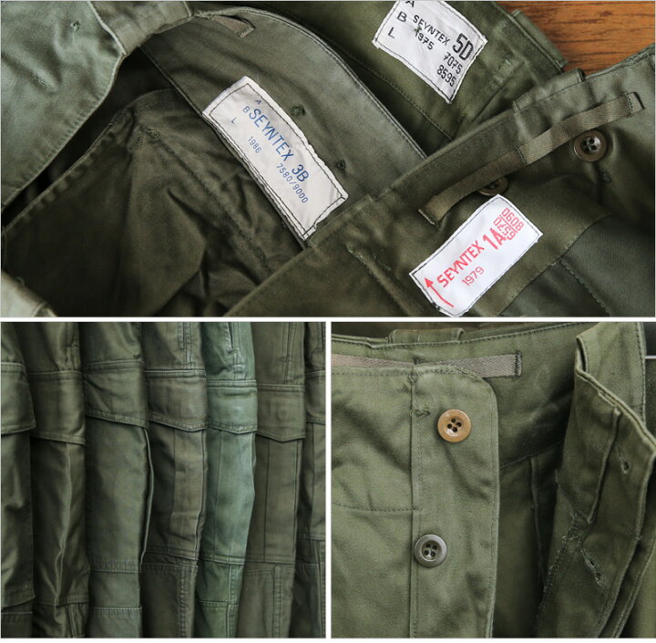 楽天市場】実物 USED ベルギー軍 M-64フィールドパンツ SEYNTEX社製 