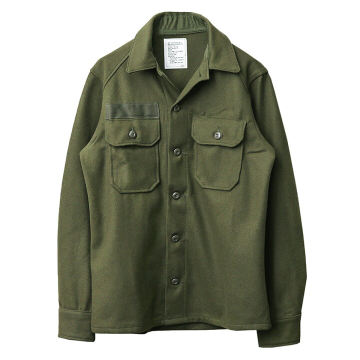 ビンテージUS ROTC ウールプルオーバーシャツデッドストックオリジナル