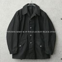 実物 USED スウェーデン軍 M-59 フィールドジャケット BLACK染め【クーポン対象外】【I】｜ミリタリージャケット ハンティングジャケット メンズ アウター 軍放出品 軍モノ 大きいサイズ ブラック 黒 ユーロミリタリー 北欧 ギフト