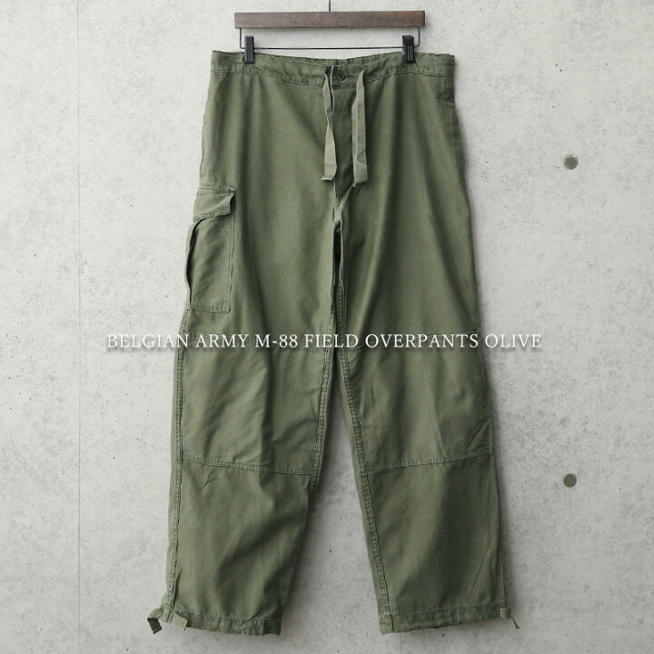 楽天市場】実物 USED ベルギー軍 M-88 フィールド オーバーパンツ OD 