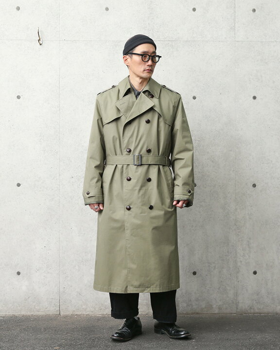 楽天市場】実物 新品 デッドストック オランダ軍 トレンチコート 