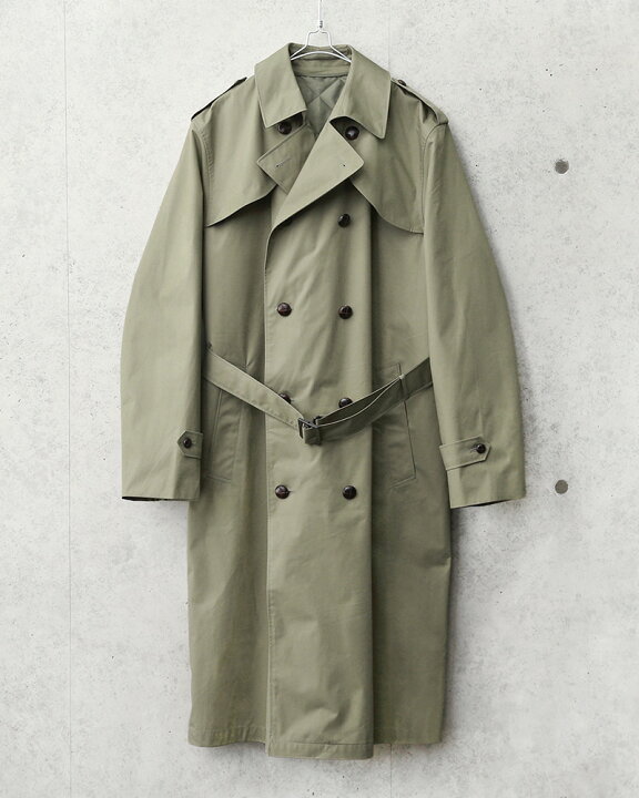 楽天市場】実物 新品 デッドストック オランダ軍 トレンチコート 