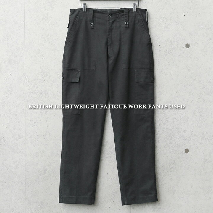 楽天市場】実物 USED イギリス軍 ライトウェイト BLACK ファティーグ 
