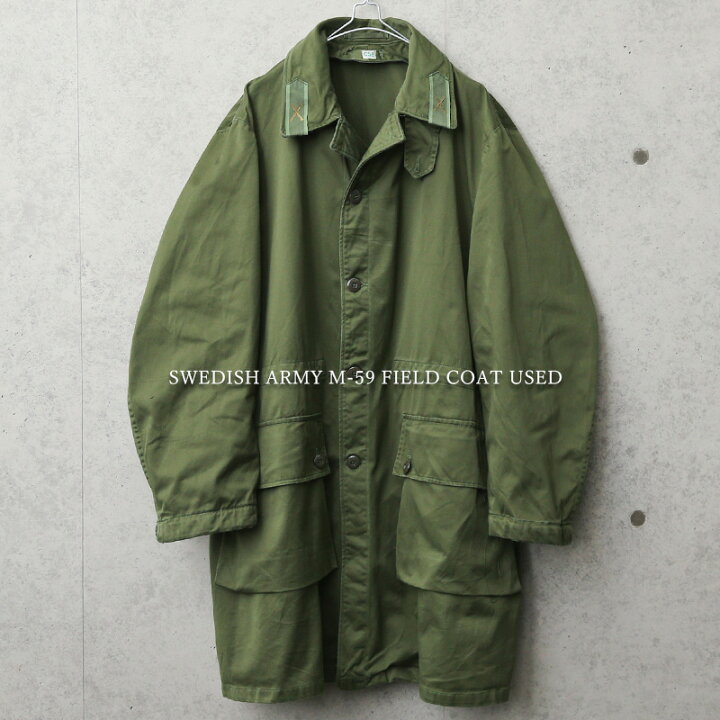 楽天市場】実物 USED スウェーデン軍 M-59 フィールドコート 