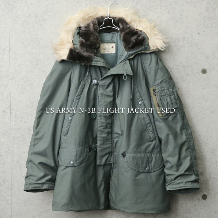 楽天市場】希少 実物 USED 米軍 N-3B フライトジャケット【クーポン  