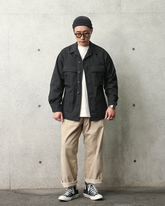 楽天市場】実物 新品 デッドストック 米軍 ブラック リップストップ  