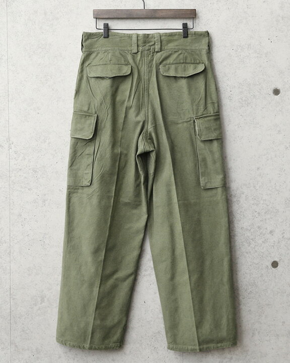 楽天市場】希少 実物 USED フランス軍 M-47 カーゴパンツ 前期型 