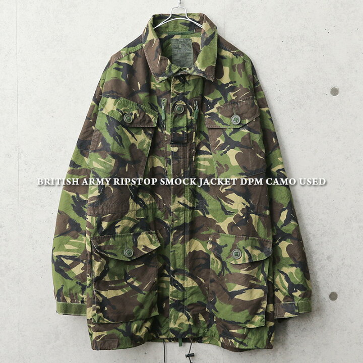 楽天市場】実物 USED イギリス軍 リップストップ スモックジャケット