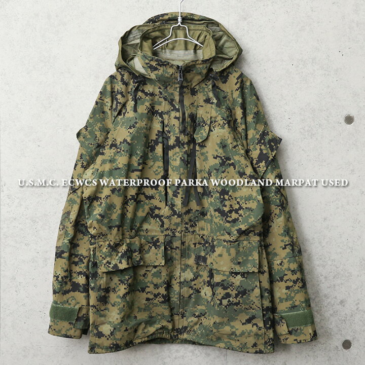 楽天市場】実物 USED 米海兵隊（U.S.M.C.）ECWCS WATERPROOF パーカー 