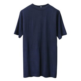 実物 新品 デッドストック イタリア海軍 ボートネック S/S Tシャツ【クーポン対象外】【I】｜メンズ 半袖 無地 ニット トップス タイト 細め ネイビー 紺 アンダーシャツ 古着 ファッション おしゃれ プレゼント ギフト